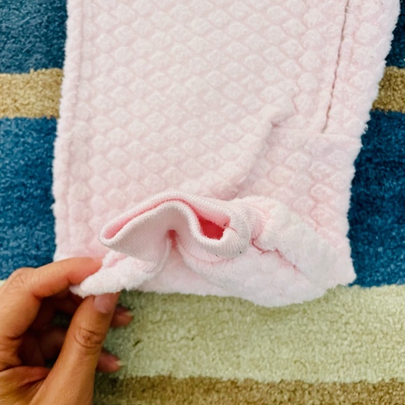 Vintage Carter’s “A Wicker Basket of Flowers” Petal Rose Pink Pajamas 🧺 🌸 - Picture 4 of 5